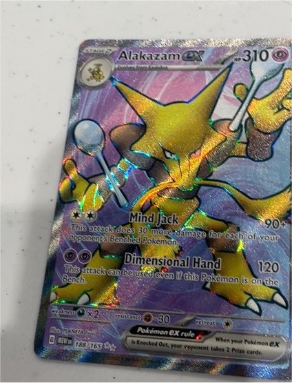 2022 Pokémon TCG Scarlet & Violet 151 #188/165 Alakazam ex — front
