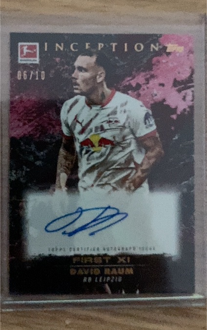 2021 Topps Inception Overtime Elite #06/10 David Raum — front