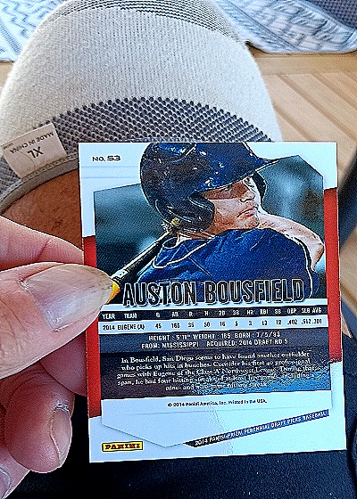 2014 Panini Prizm Perennial Draft Picks #53 Auston Bousfield — back