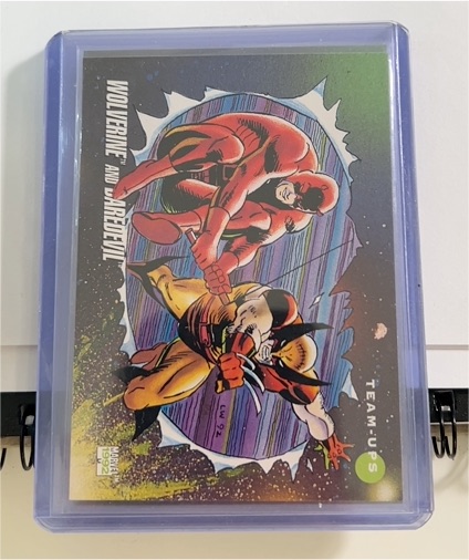 1992 Impel Marvel Universe Series 3 #84 Wolverine and Daredevil — front