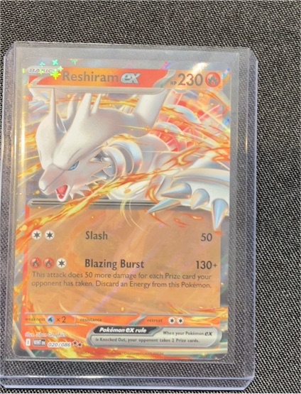 2022 Pokémon SV: White Flare #020 Reshiram ex — front