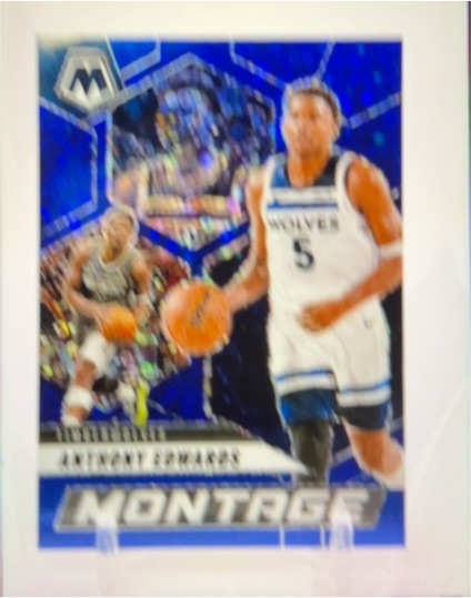 2022 Panini Mosaic Anthony Edwards Montrage — front