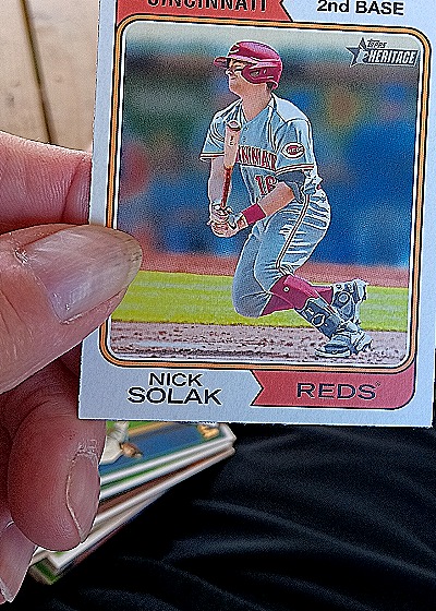 2023 Topps Heritage #396 Nick Solak — front