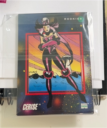 1992 Impel Marvel Universe #143 Cerise Rookies — front