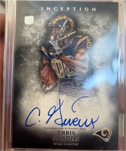 2012 Topps Inception #141 Chris Givens — front