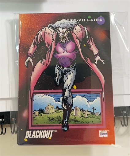 1992 Impel Marvel Universe Series 3 #140 Blackout — front