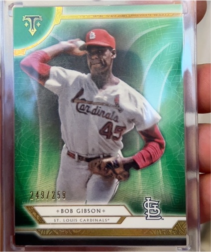2018 Topps Triple Threads #87 Bob Gibson — front