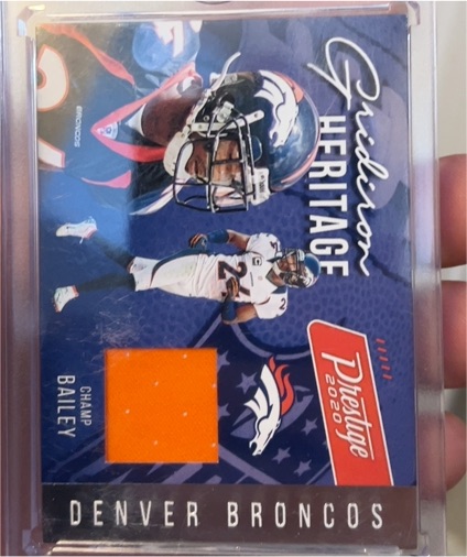 2020 Panini Prestige Gridiron Heritage #GH-CB Champ Bailey — front