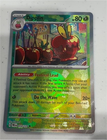 2023 Pokémon Prismatic Evolutions #010 Dipplin — front