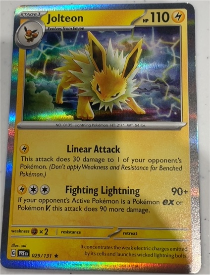 2021 Pokémon SV: Prismatic Evolutions #029 Jolteon — front