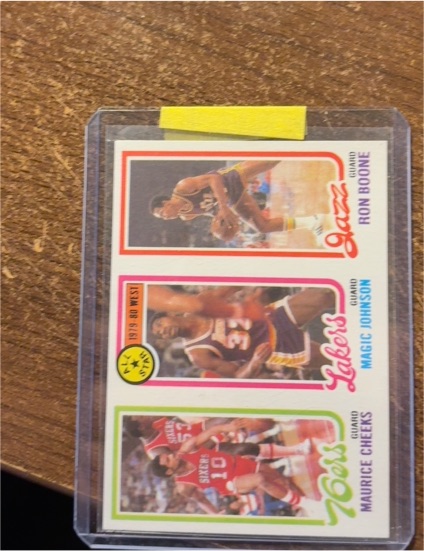 1980 Topps #38 Magic Johnson Rookie Card — front