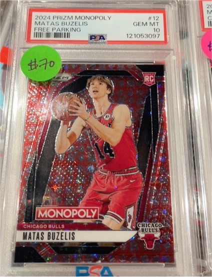 2024 Panini Prizm Monopoly #12 Matas Buzelis — front