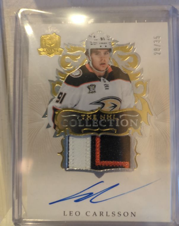 2023-24 Upper Deck The NHL Collection #28 Leo Carlsson — front