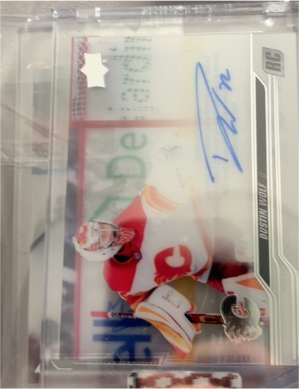 2023-24 Upper Deck Clear Cut #CC-DW Dustin Wolf — front