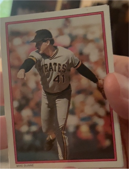 1988 Topps Mail-In Glossy All-Star Collector's Edition #19 Mike Dunne — front