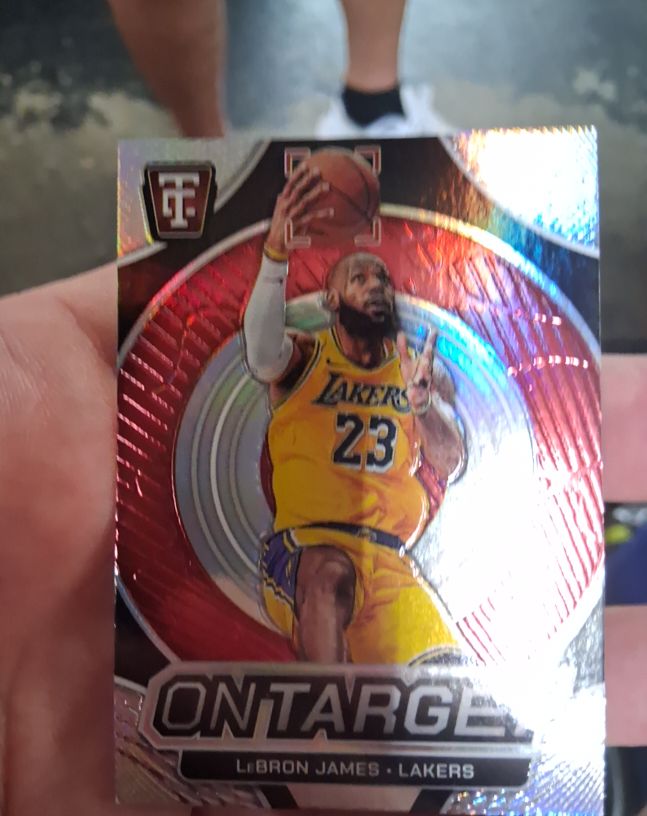 2024-25 Panini Totally Certified #10 LeBron James On Target Mirror — front