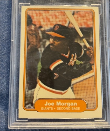 1982 Fleer #397 Joe Morgan — front