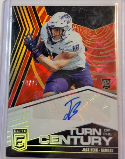 2025 Panini Donruss Elite Turn of the Century #TOC-JBE Jack Bech — front