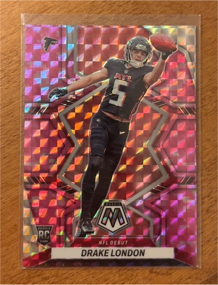 2022 Panini Mosaic NFL Debut #275 Drake London — front