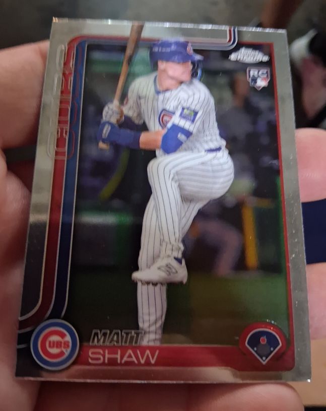 2024 Topps Matt Shaw Rookie Card — front