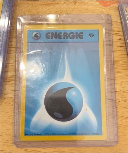 1999 Pokémon Base Set #102 Water Energy — front