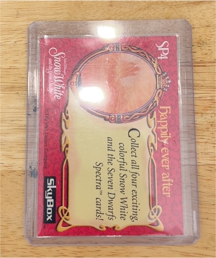 1993 SkyBox Walt Disney's Snow White and the Seven Dwarfs SP1 Checklist — front