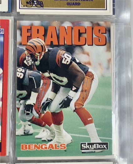 1992 SkyBox #44 James Francis — front