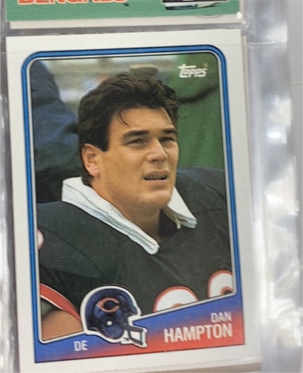 1988 Topps #83 Dan Hampton — front