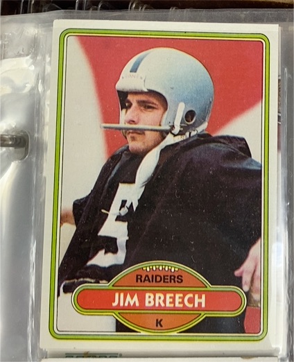 1980 Topps #107 Jim Breech — front