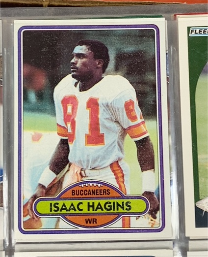 1980 Topps #209 Isaac Hagins — front