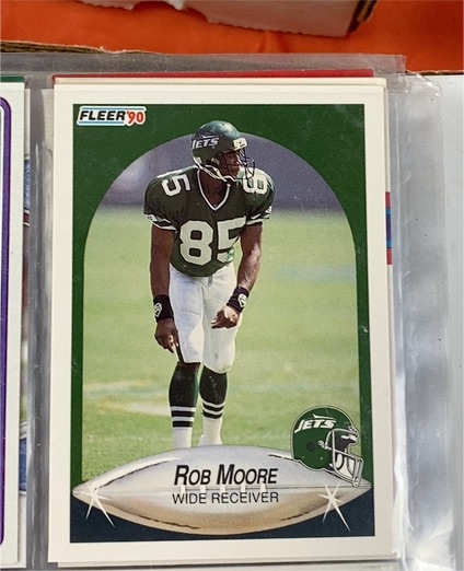 1990 Fleer Update #U-77 Rob Moore — front