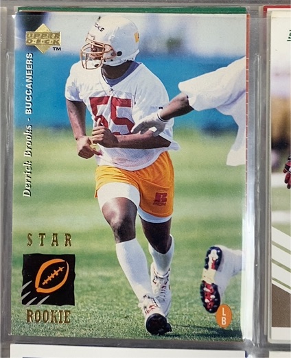 1995 Upper Deck #21 Derrick Brooks — front