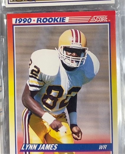 1990 Score #291 Lynn James Rookie Arizona State Sun Devils — front