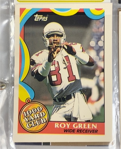 1989 Topps 1000 Yard Club #15 Roy Green — front