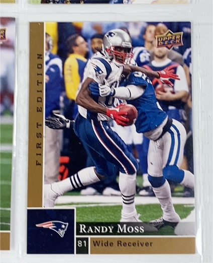 2009 Upper Deck First Edition #81 Randy Moss — front