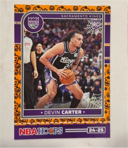 2024-25 Panini Haunted Hoops #239 Devin Carter — front