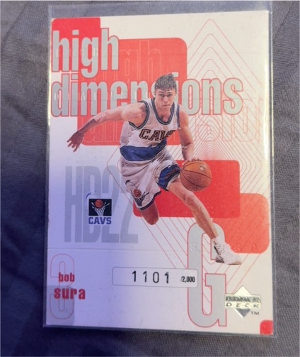 1997-98 Upper Deck High Dimensions #HD22 Bob Sura — front