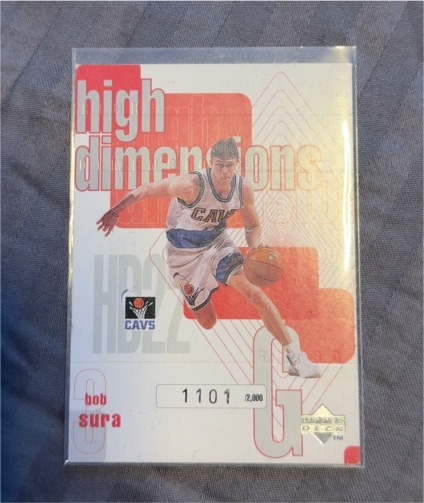 1997 Upper Deck High Dimensions #HD10 Bob Sura — front