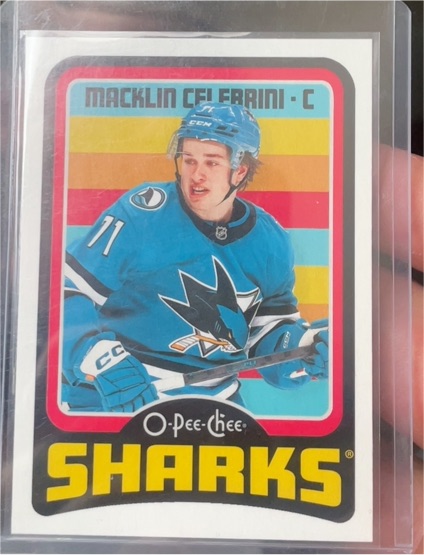 2024-25 O-Pee-Chee Retro #? Macklin Celebrini — front