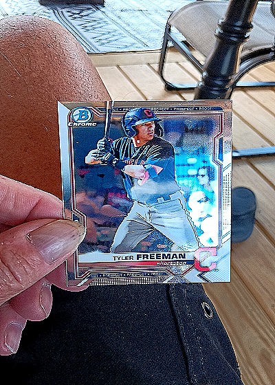 2021 Bowman Chrome Prospects #BCP-182 Tyler Freeman — front