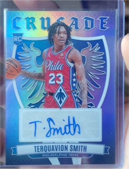 2023-24 Panini Phoenix Crusade Signatures #CS-TER Terquavion Smith — front
