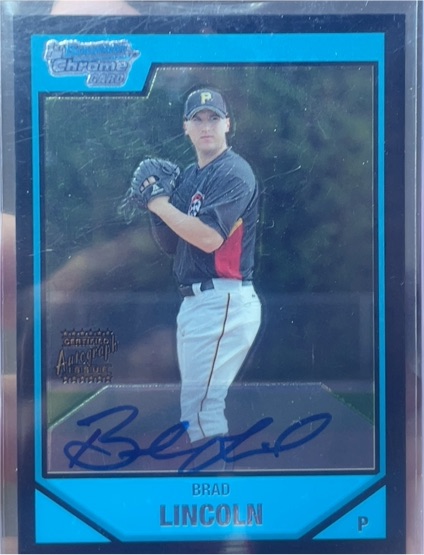 2007 Bowman Chrome #BC254 Brad Lincoln — front