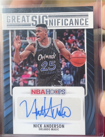 2023-24 Panini Hoops Great Significance #GS-ANS Nick Anderson — front