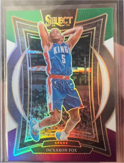 2024-25 Panini Select #3 De'Aaron Fox — front