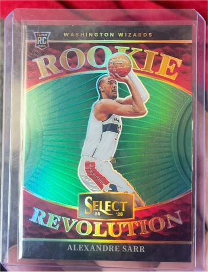 2024-25 Panini Select #10 Alexandre Sarr Rookie Revolution — front