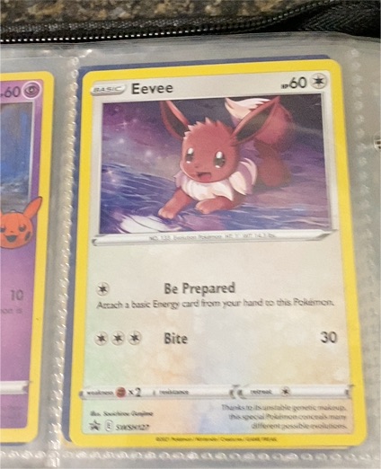 2021 Pokemon SWSH127 Eevee — front