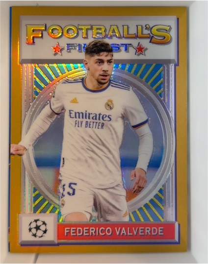 2021-22 Topps Finest Flashbacks UEFA #193 Federico Valverde — front