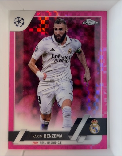 2022-23 Topps Chrome UEFA Club Competitions #14 Karim Benzema — front