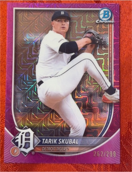 2025 Bowman Chrome #20 Tarik Skubal — front