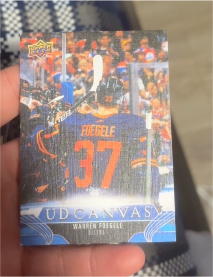 2023-24 Upper Deck Series 1 UD Canvas #C31 Warren Foegele — front